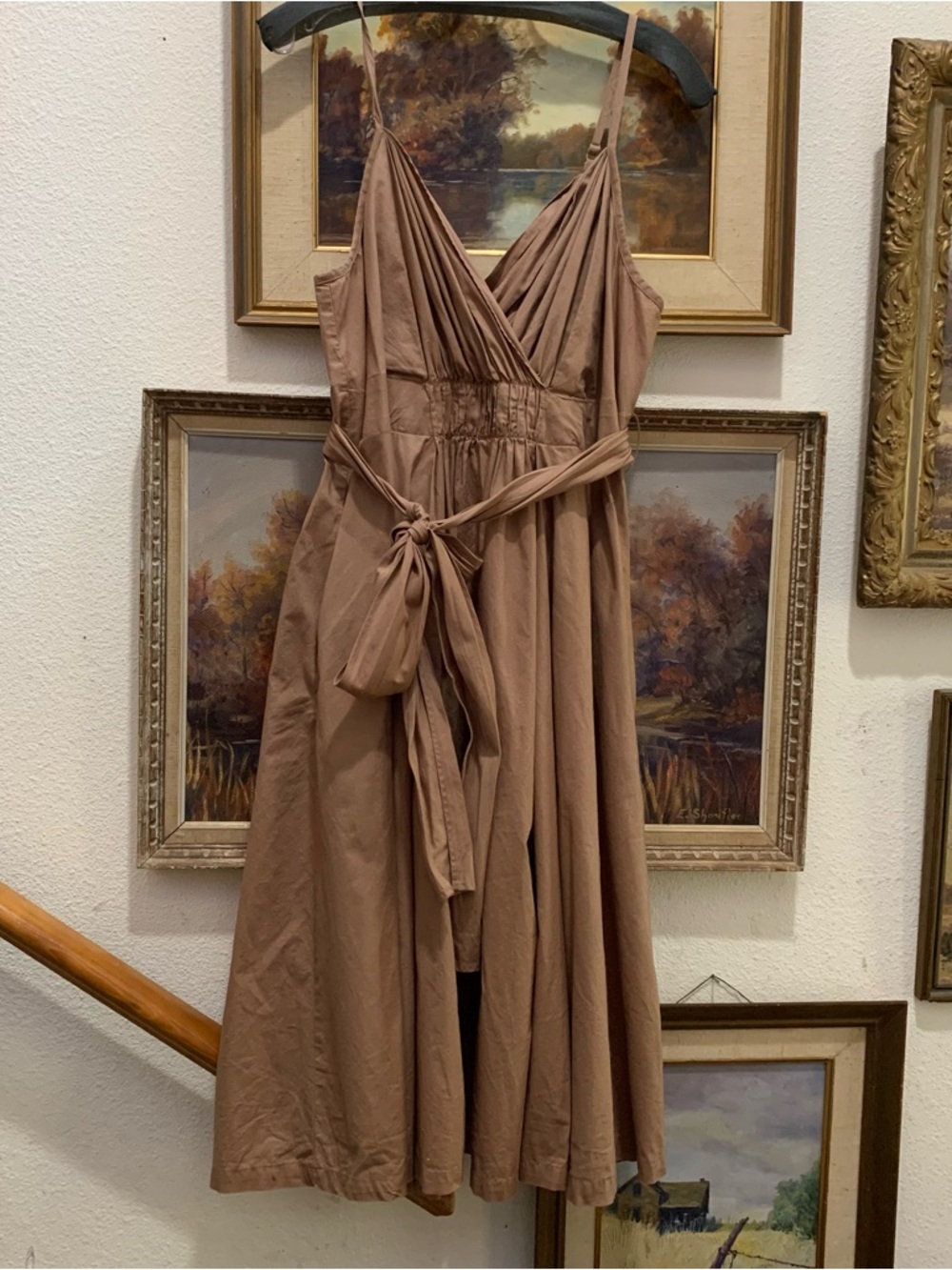 Gap cotton summer Sleeveless Dress size 8 tall